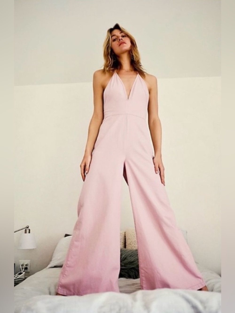 Free People Josie Halter Jumpsuit